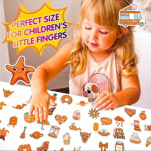 Orange Sticker Pack for Home Design (50 pack) - Picture 6 of 7